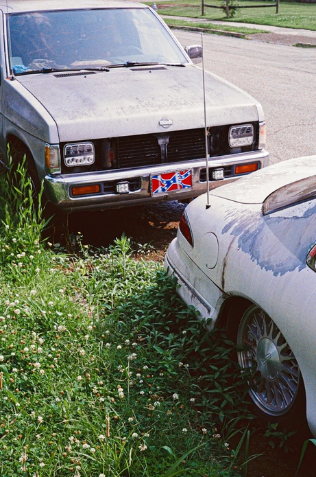 A picture of parked cars